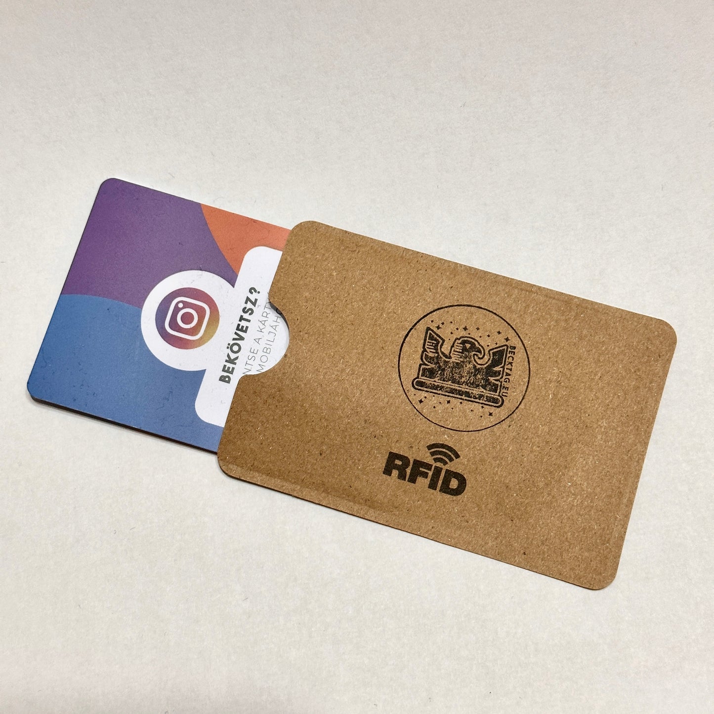 Okoskártya tartó /RFID védelemmel /ECO