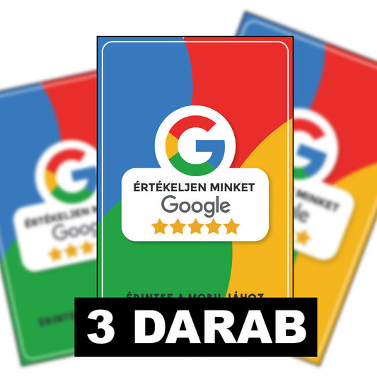 Prémium csomag Google értékelő kártya - BECKTAG